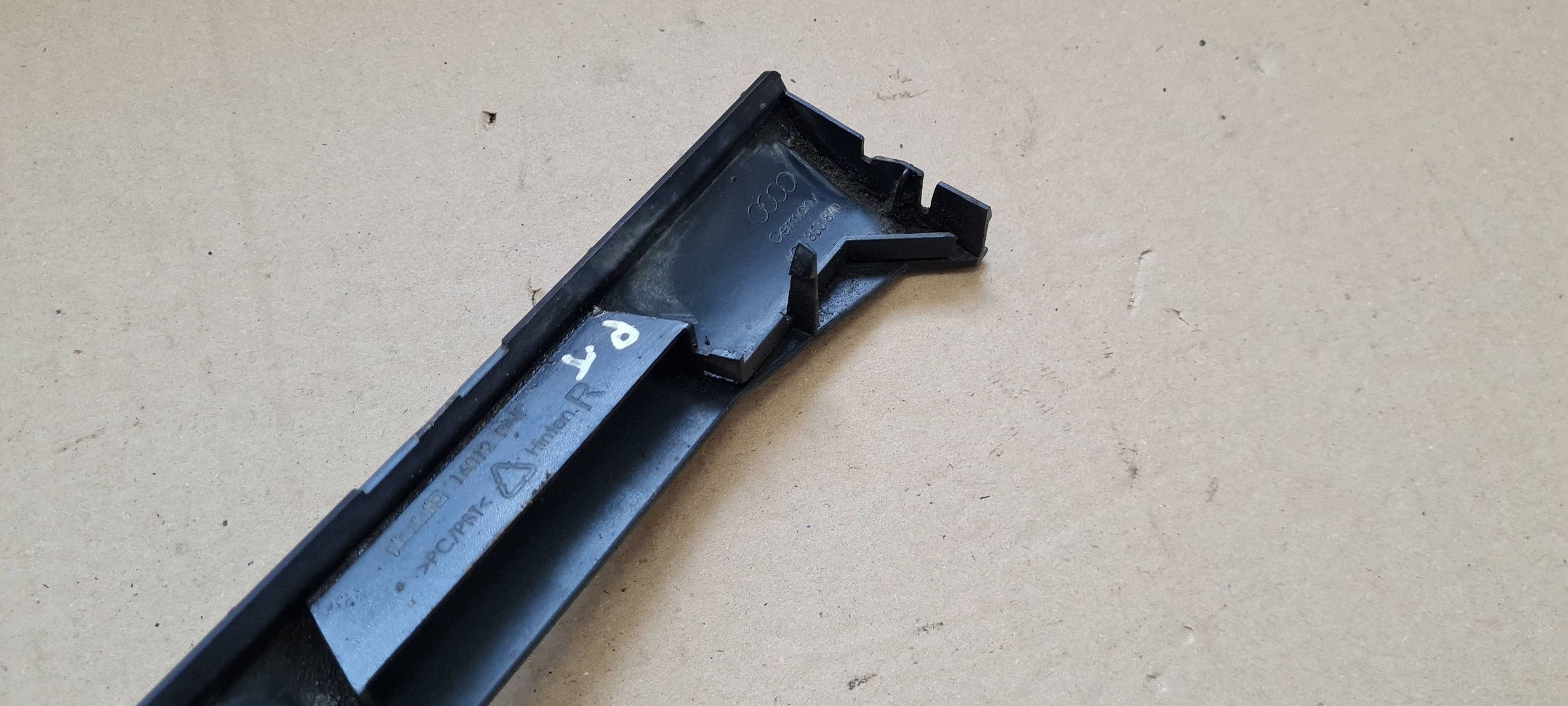 A7 4G spoiler mouldings PROGOWEJ right SLINE front 4G8853870