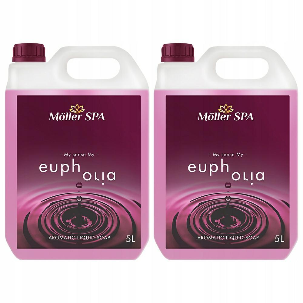 Levně Möller Spa 2 x 5 L Tekuté Mýdlo S Vůní Parfému Euphoria 10 L