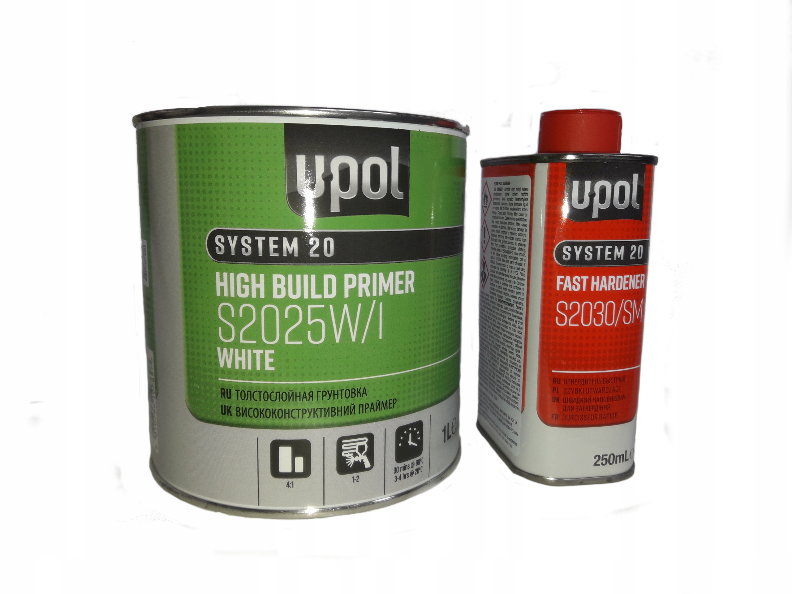 Podkład wypełniający U-Pol 1250 ml szary kpl