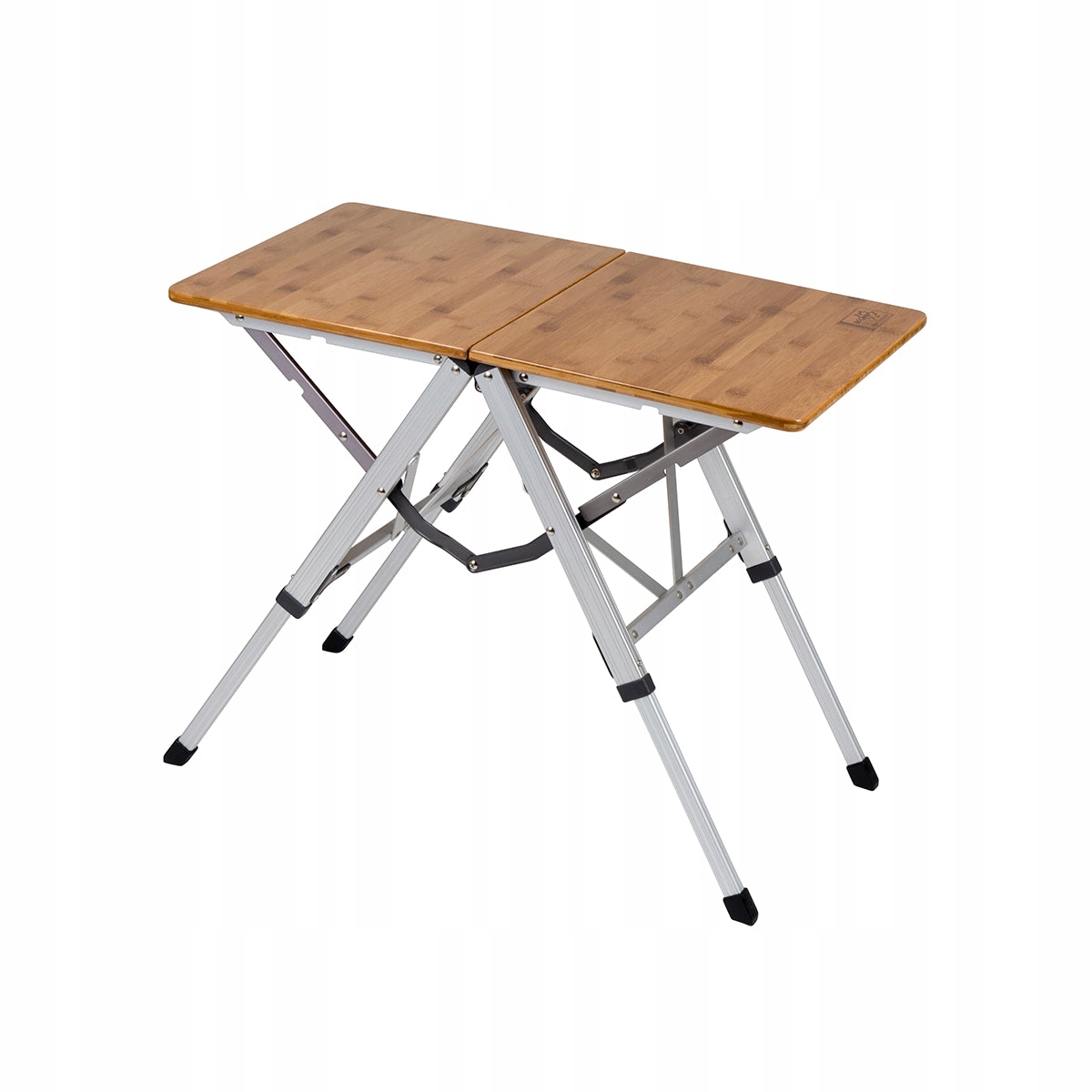 Turistický Skládací Bambusový Stolek 70x40 cm Kempingový Zahradní