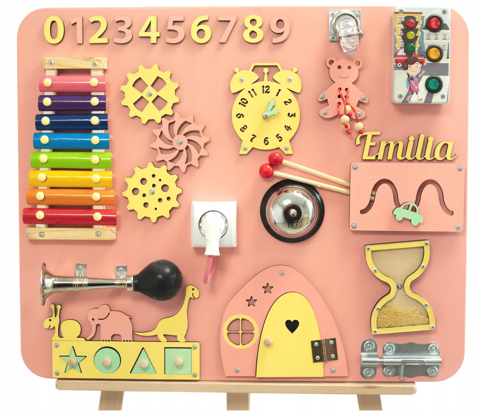 

Tablica manipulacyjna, sensoryczna Montessori