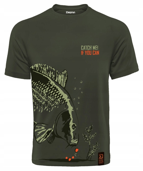 Koszulka wędkarska Delphin Catch Me Carp NX - XXXL Rozmiar 3XL