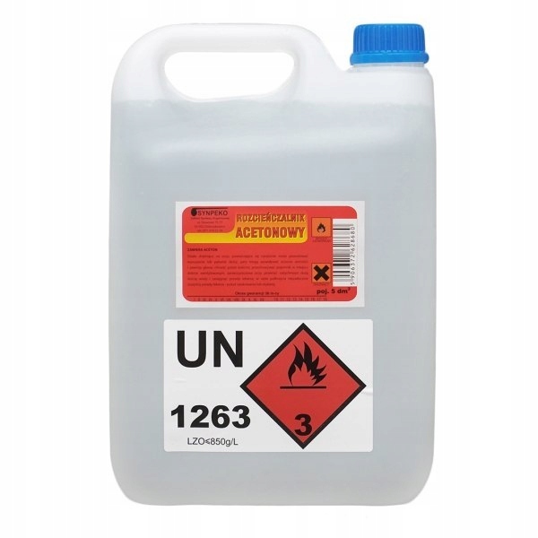

Aceton techniczny rozcieńczalnik 5l Synpeko