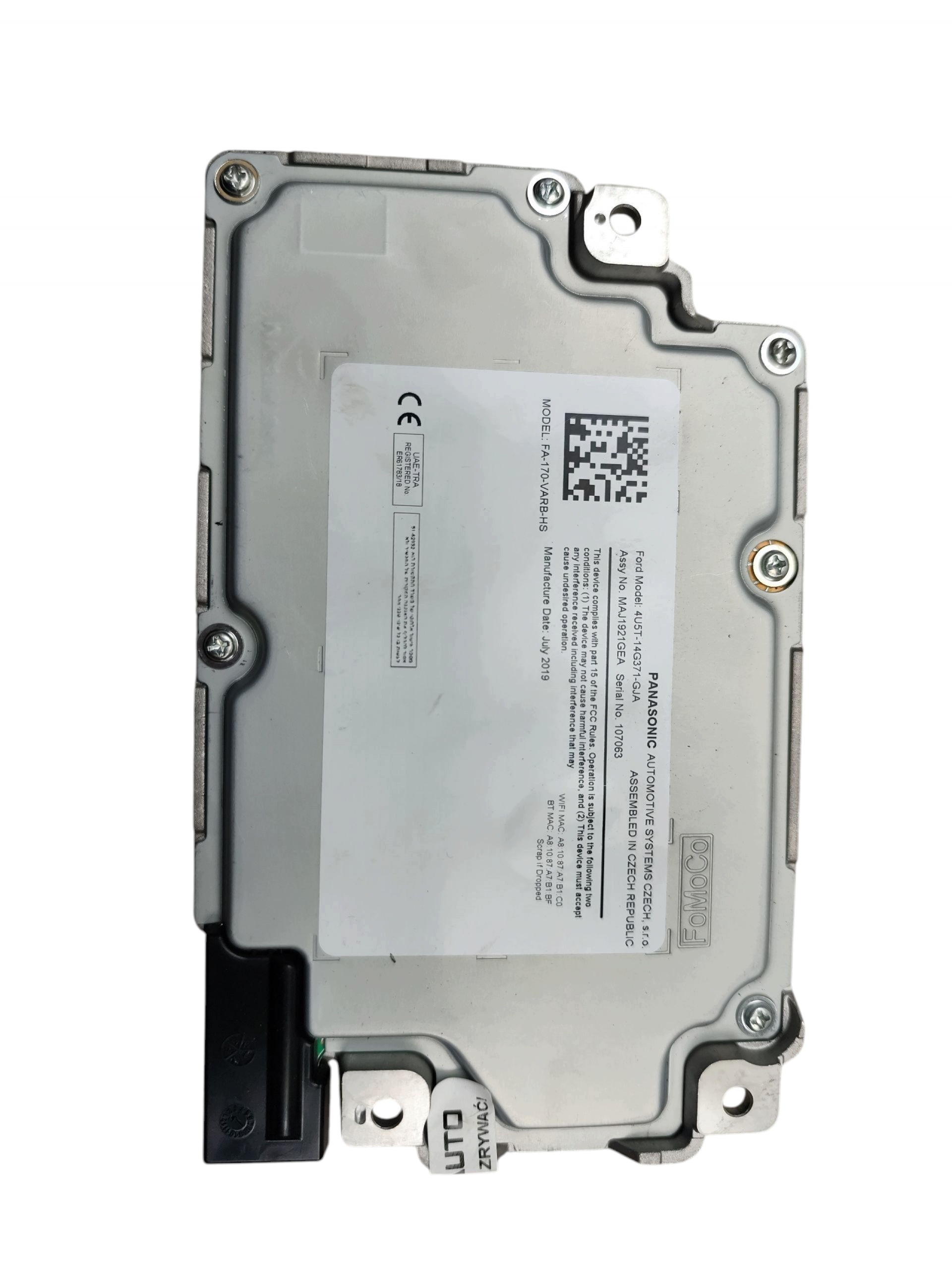 module control unit navigation devices FORD FOCUS MK4 (2018-2021) 4U5T-14G371-GJA