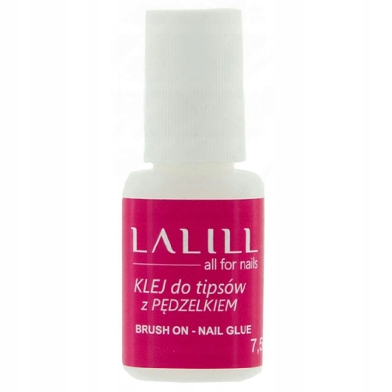 Klej do Tipsów ozdób paznokci z pędzelkiem 7,5 g Waga 7.5 g