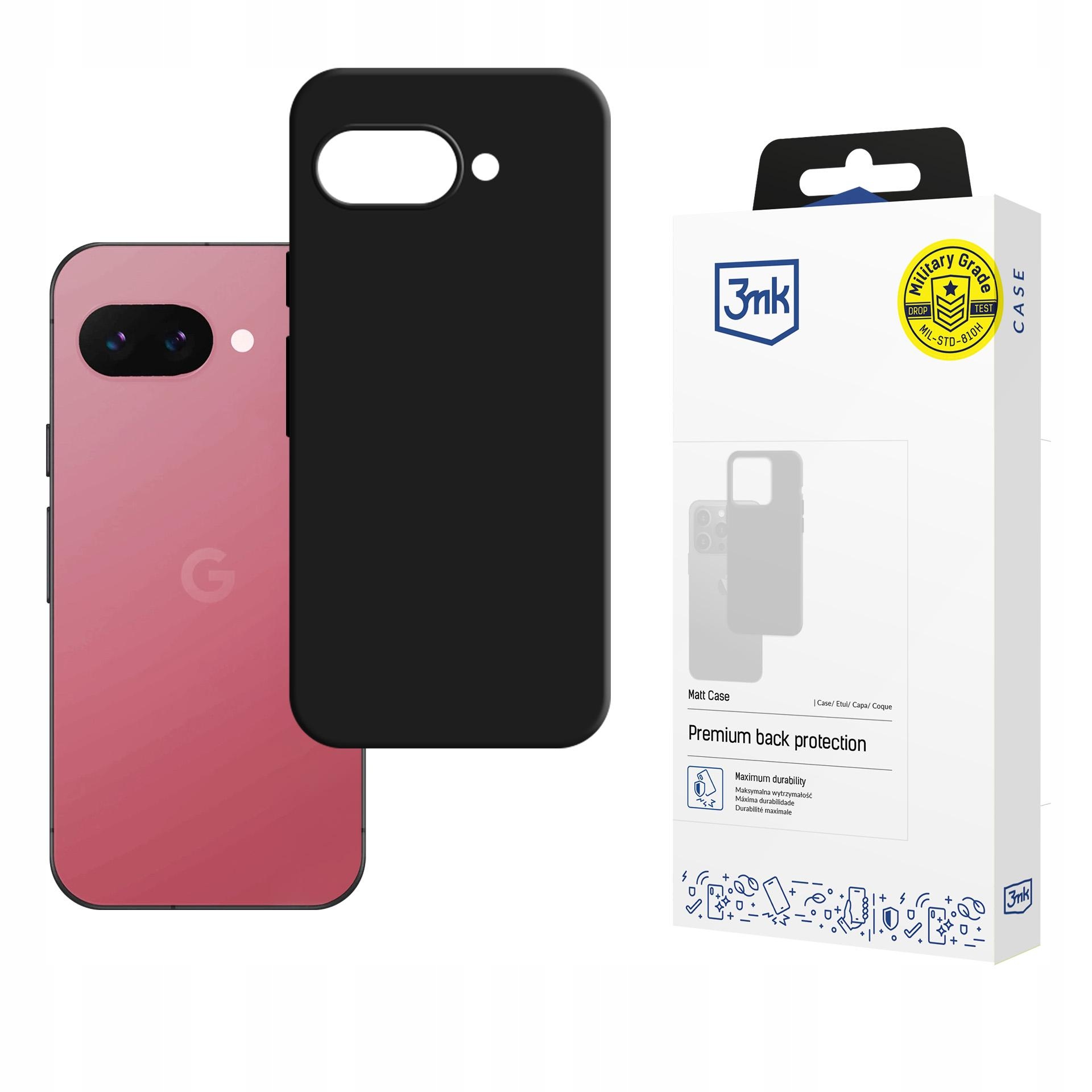 3MK Protection Pokrowiec Tpu Do Google Pixel 9A Matowe Wykończenie Ochrona