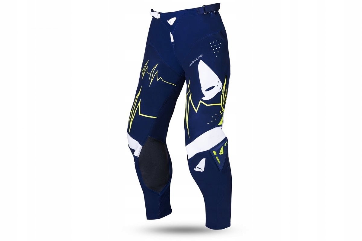 Nohavice Enduro Cross Ufo Adrenalínové Slim Cross Farba Modrá Biela Žltá