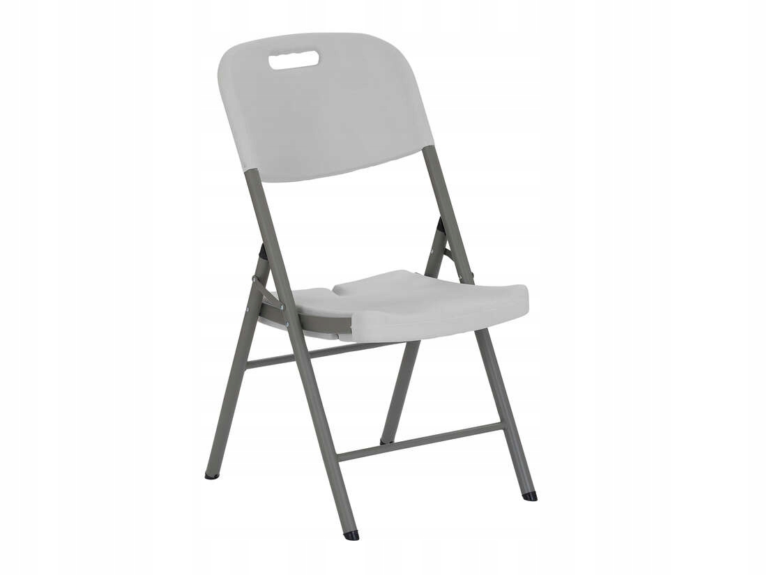KRZESŁO CATERINGOWE BANKIETOWE BIAŁE SKŁADANE 57X48X88 CM TECHNICA