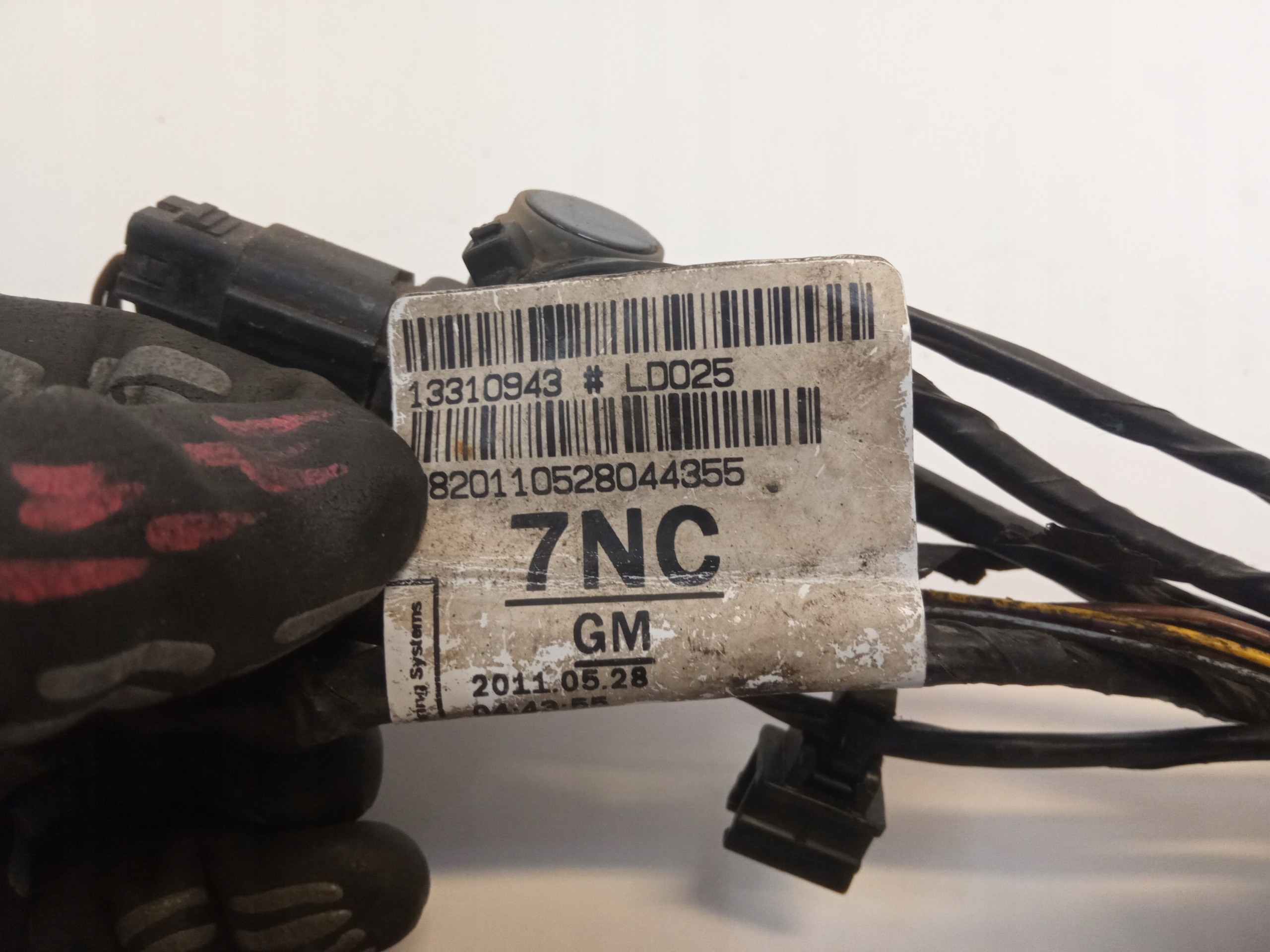 OPEL ASTRA J 4 cablaggio cablaggio Paraurti posteriore PDC