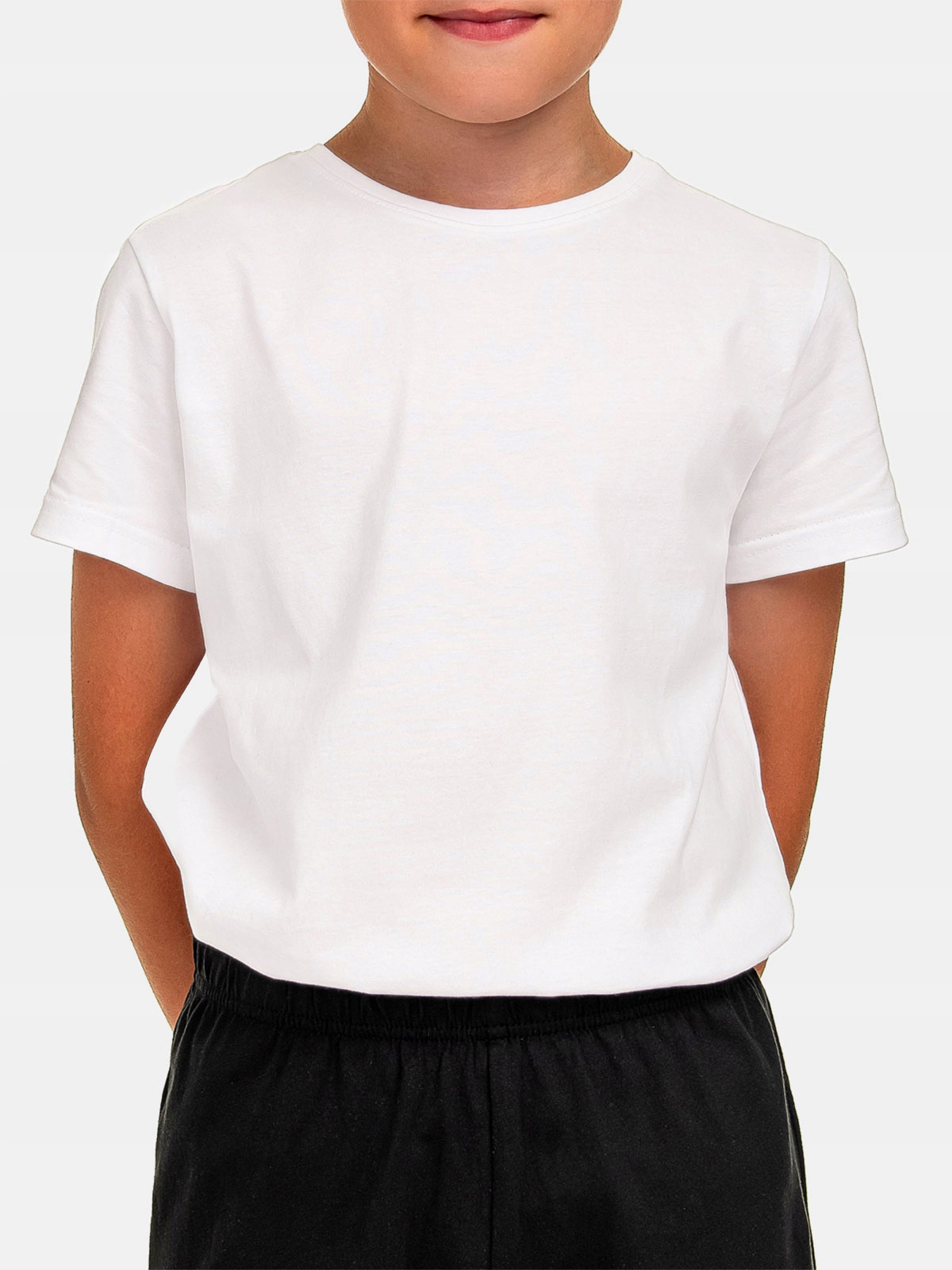 CHŁOPIĘCA KOSZULKA T-SHIRT WF BAWEŁNA biała 176 Marka SZACHOWNICA