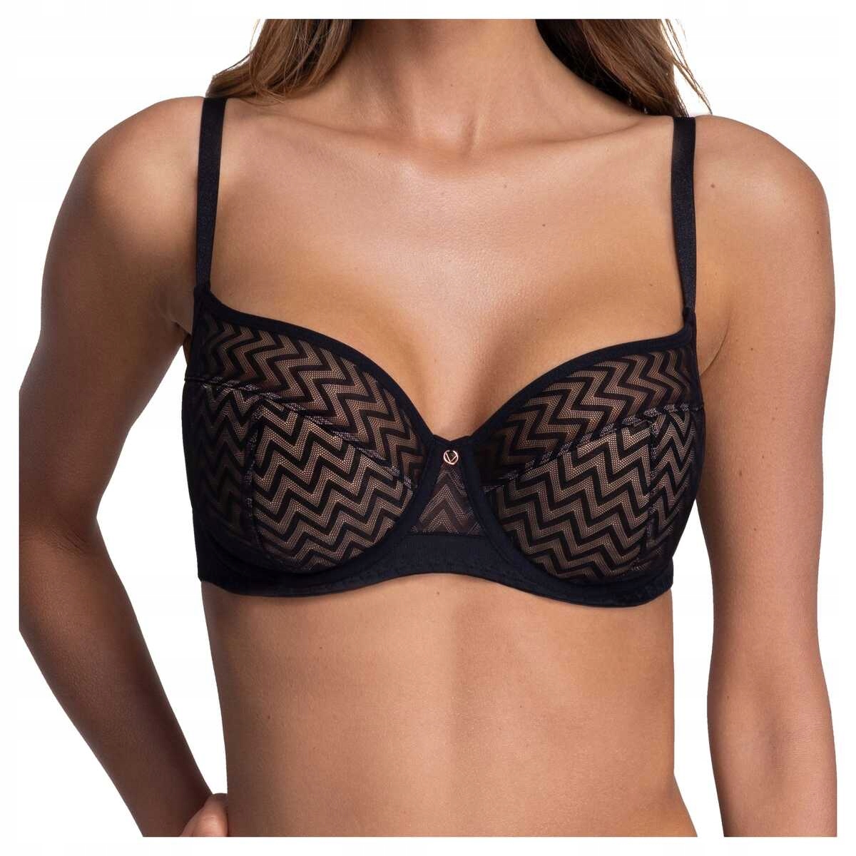 Ava Biustonosz semi soft Innesa 2102 czarny 80H