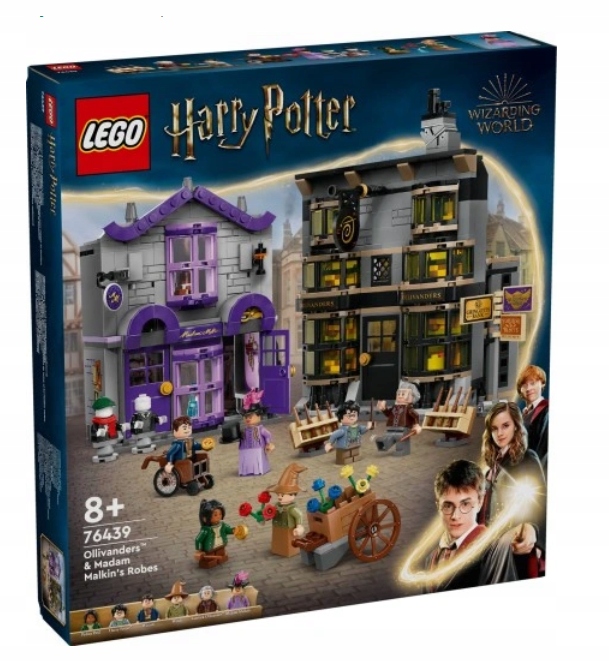 Lego 76439 Harry Potter Obchody Ollivandera A Madam Malkin