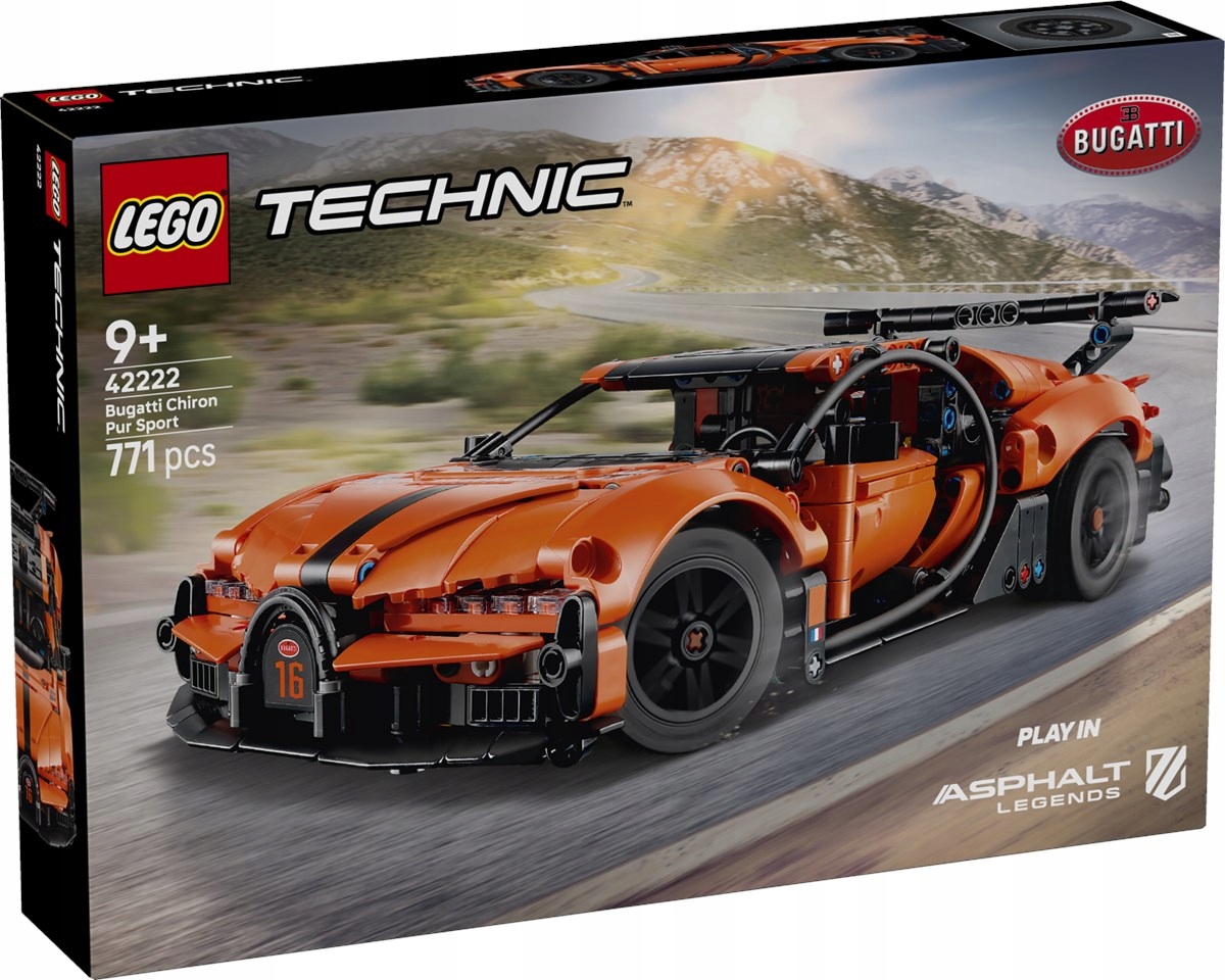 42222 Lego Technic Hyperauto Bugatti Chiron Pur Sport