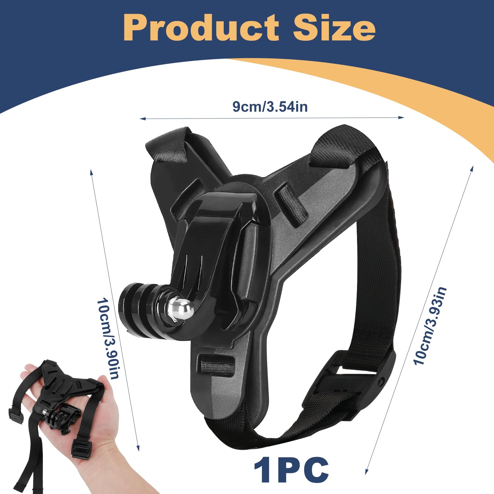 GOPRO Uchwyt Na Kask Motocyklowy Do Kamery Hero DJI OSMO Chin Mount — miniatura 6