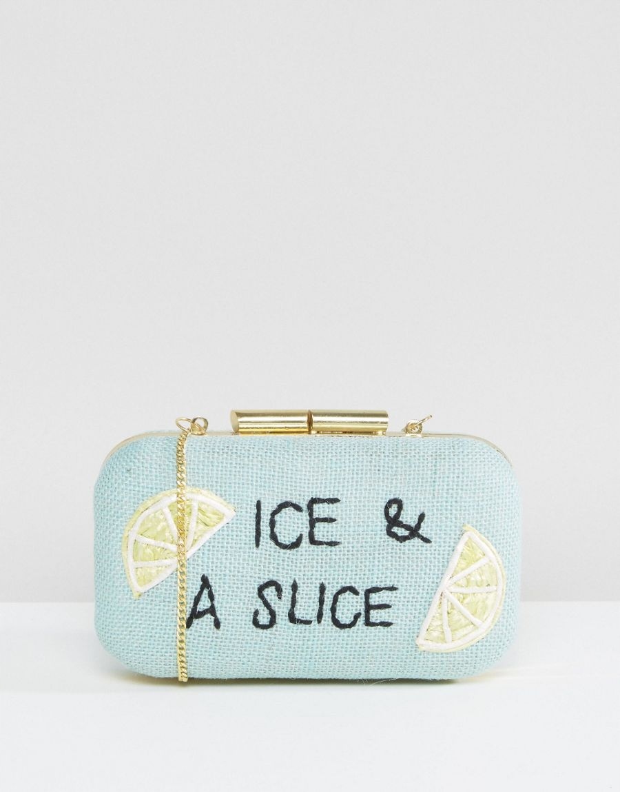 

8B Niebieska Torebka Kopertówka Ice&a Slice