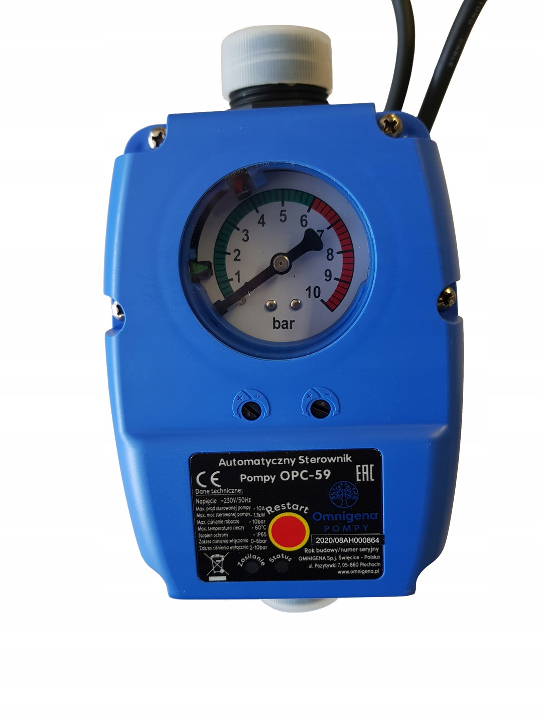

Omnigena Włącznik Ciśnieniowy Pompy OPC-59