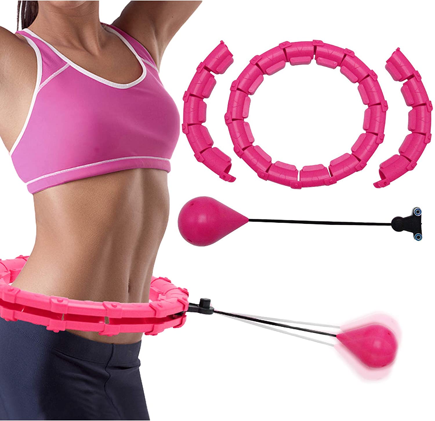 HULA HOP ODCHUDZAJĄCE Z WYPUSTKAMI MASAŻEREM SMART INTELIGENTNE 3D Kod producenta Hula hop odchudzające