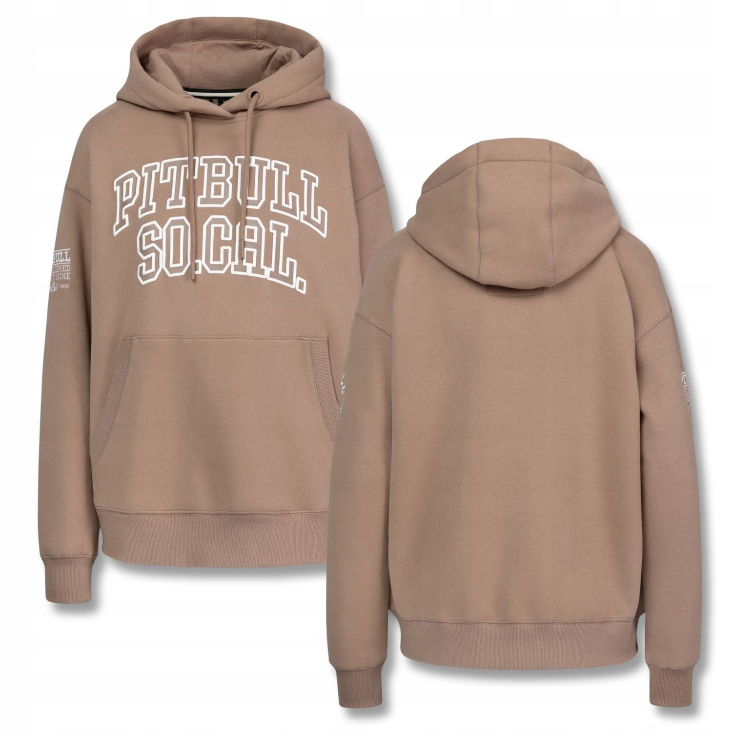 Dámská mikina s kapucí Pitbull Fiora Volnější Pohodlný Střih Oversize