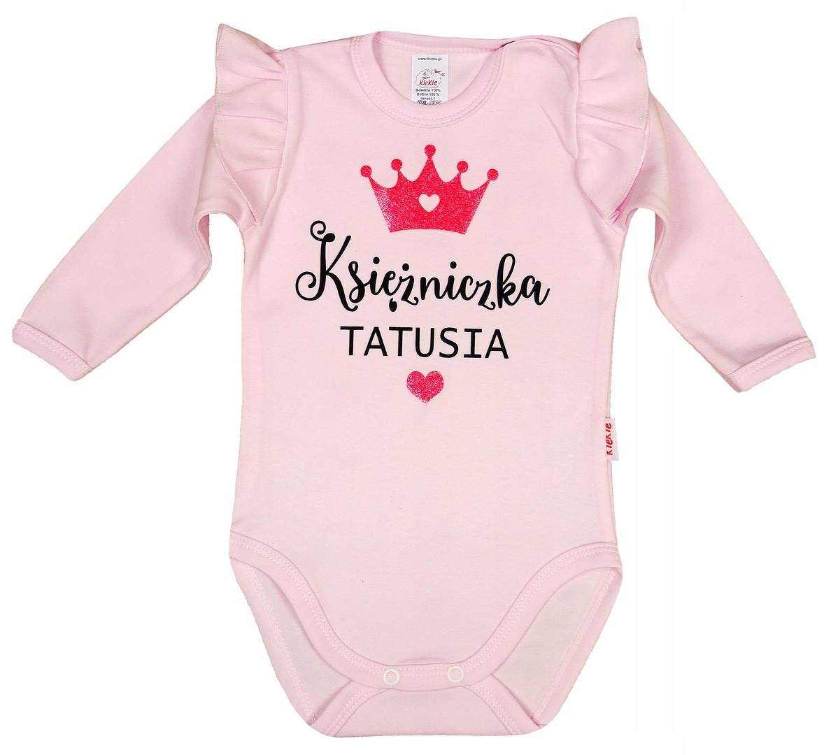 BODY NAPIS nadruk KSIĘŻNICZKA TATUSIA r 98 KLEKLE