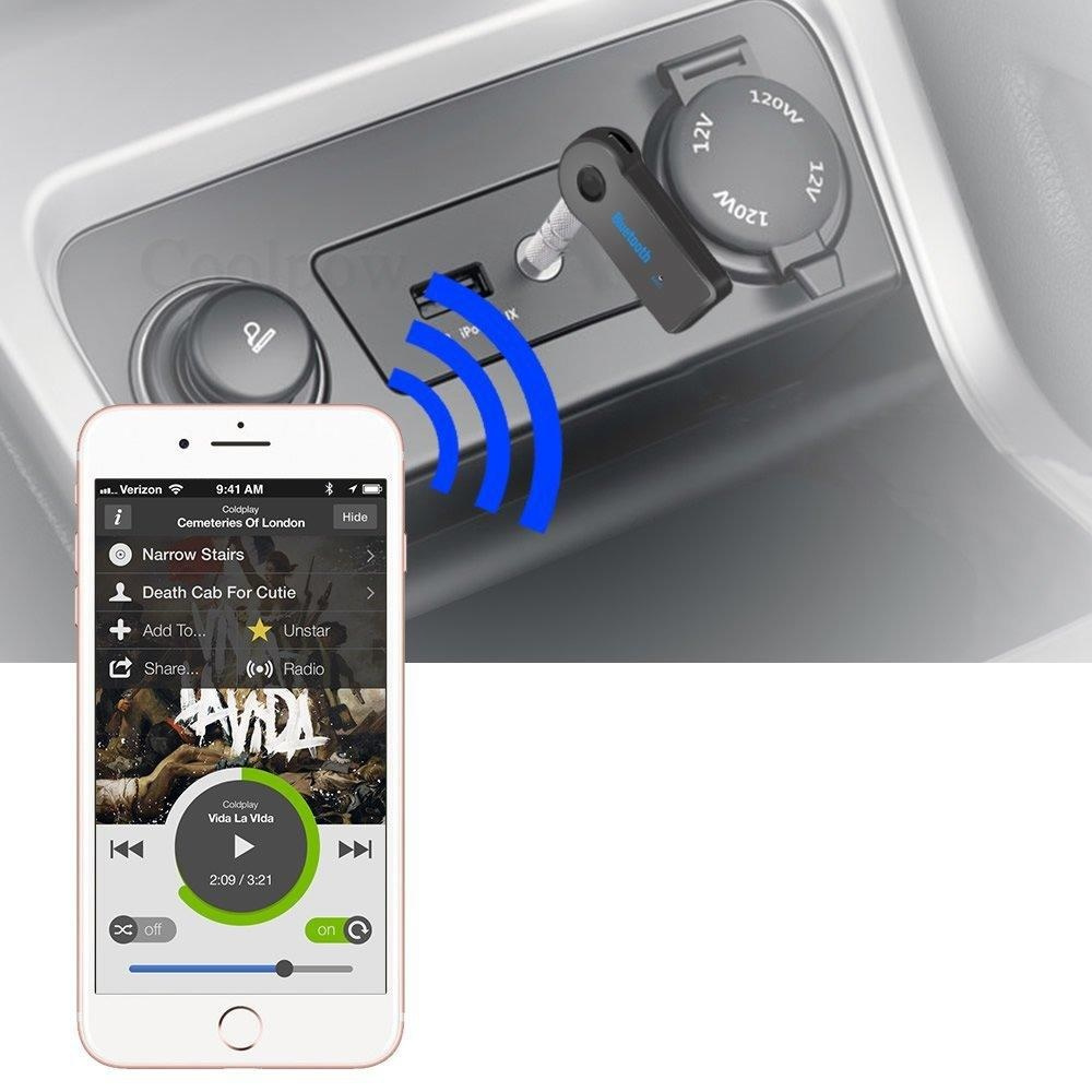 ADAPTER ODBIORNIK DŹWIĘKU BLUETOOTH AUX MINI-JACK Marka ISO