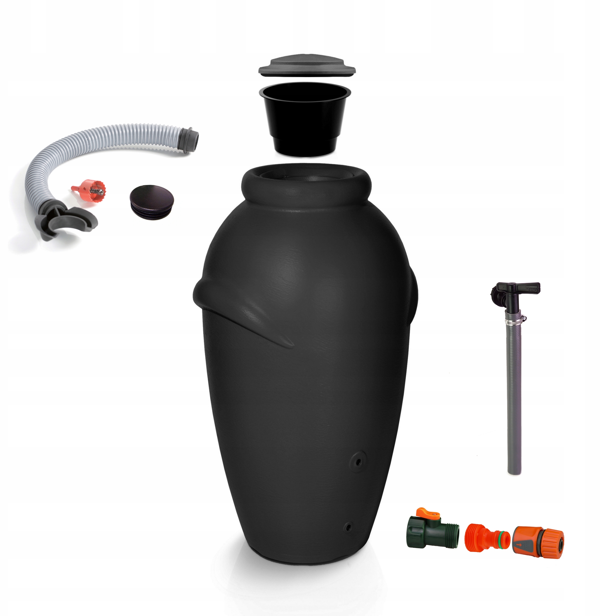 

Beczka 360l Kompletny Zbiornik Na Wodę Deszczówkę