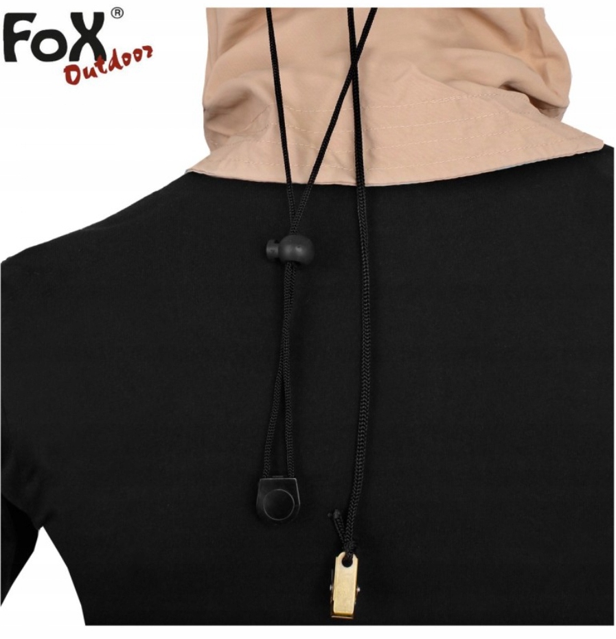 CZAPKA Z DASZKIEM NAKARCZKIEM FOX OUTDOOR MFH SAHARA PUSTYNNA OCHRONA KARKU Rozmiar uniwersalny