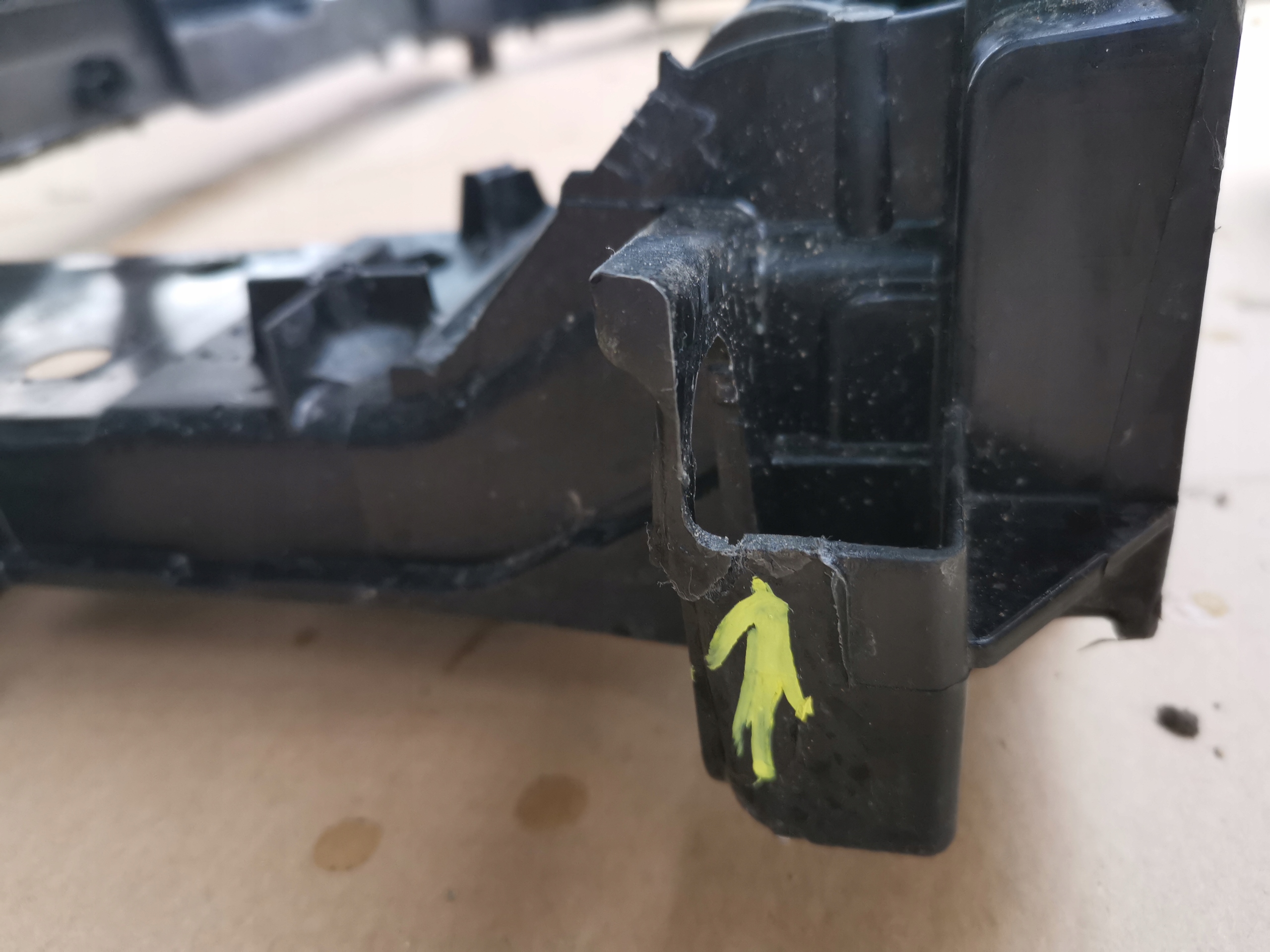 RENAULT CLIO V 5 19-> support panel for radiators pillar 625000427r 625000427