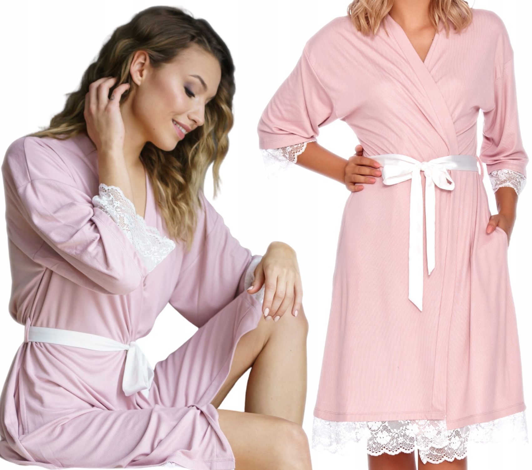 

szlafrok damski SWW.9710 *XL* różowy