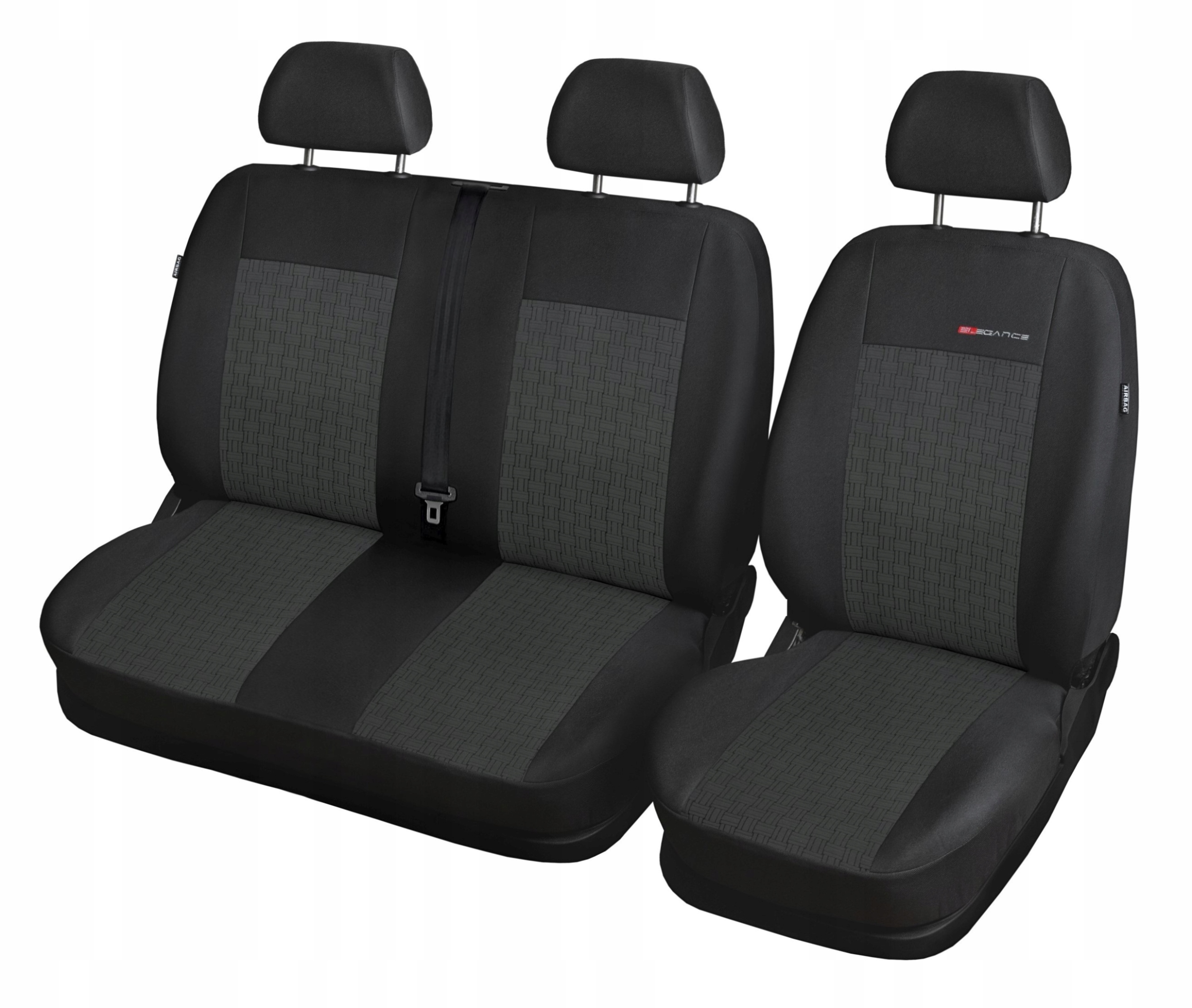 POKROWCE SAMOCHODOWE NA SIEDZENIA TYPOWE FORD TRANSIT 2+1 BUS OD 2013r.