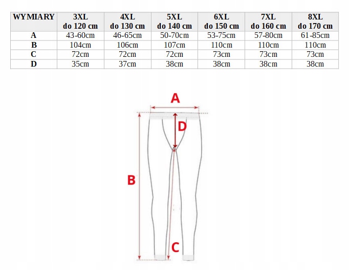 DUŻE MĘSKIE KALESONY ANDRIU CZARNE 7XL Marka Andriu