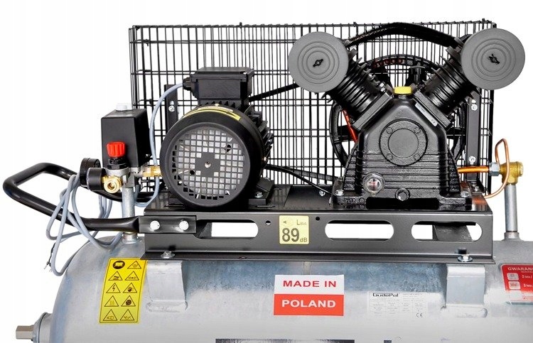 KOMPRESOR OLEJOWY 90l GUDEPOL HD 40/90/510 Zasilanie sieciowe