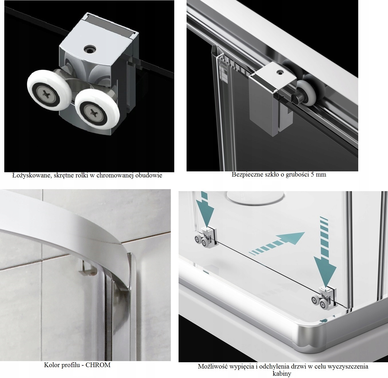 Kabina Premium Plus A 100x100x190 RADAWAY Kod producenta 30423-01-01N
