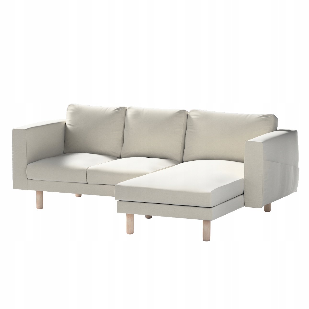 Dekoria potah na 3-místnou pohovku Norsborg s lenoškou Ikea, šedý