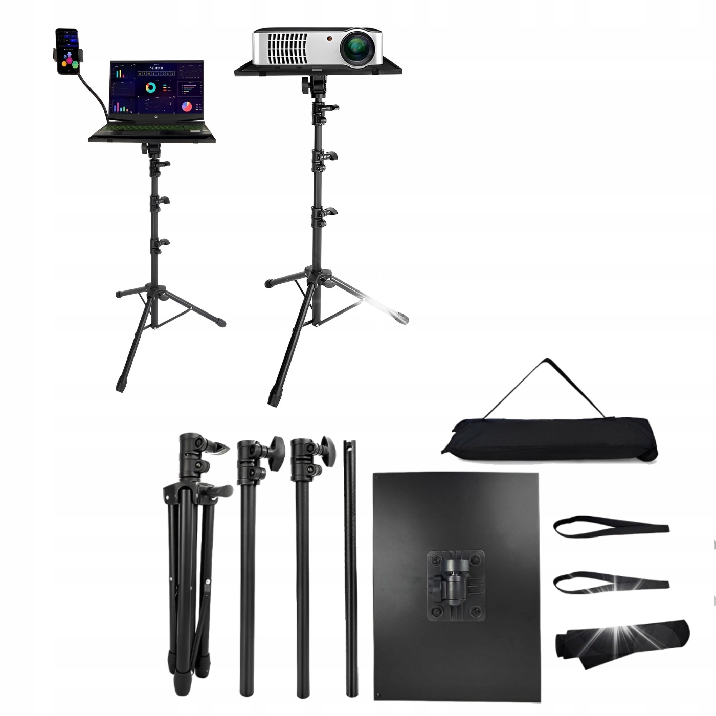 ПОДСТАВКА ДЛЯ ПРОЕКТОРА ДЕРЖАТЕЛЬ ДЛЯ НОУТБУКА ШТАТИВ РЕГУЛИРУЕМЫЙ