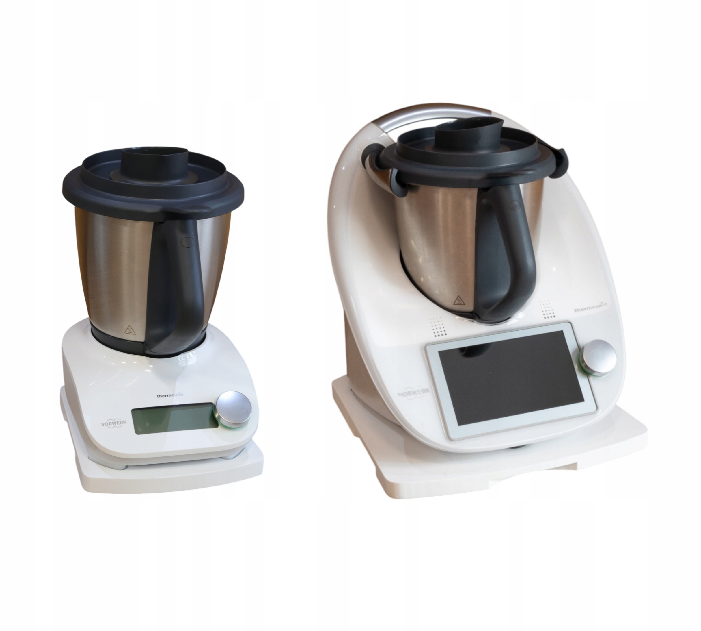 Sada dřevěných podložek Thermomix TM5 TM6 Friend Komplet bílá