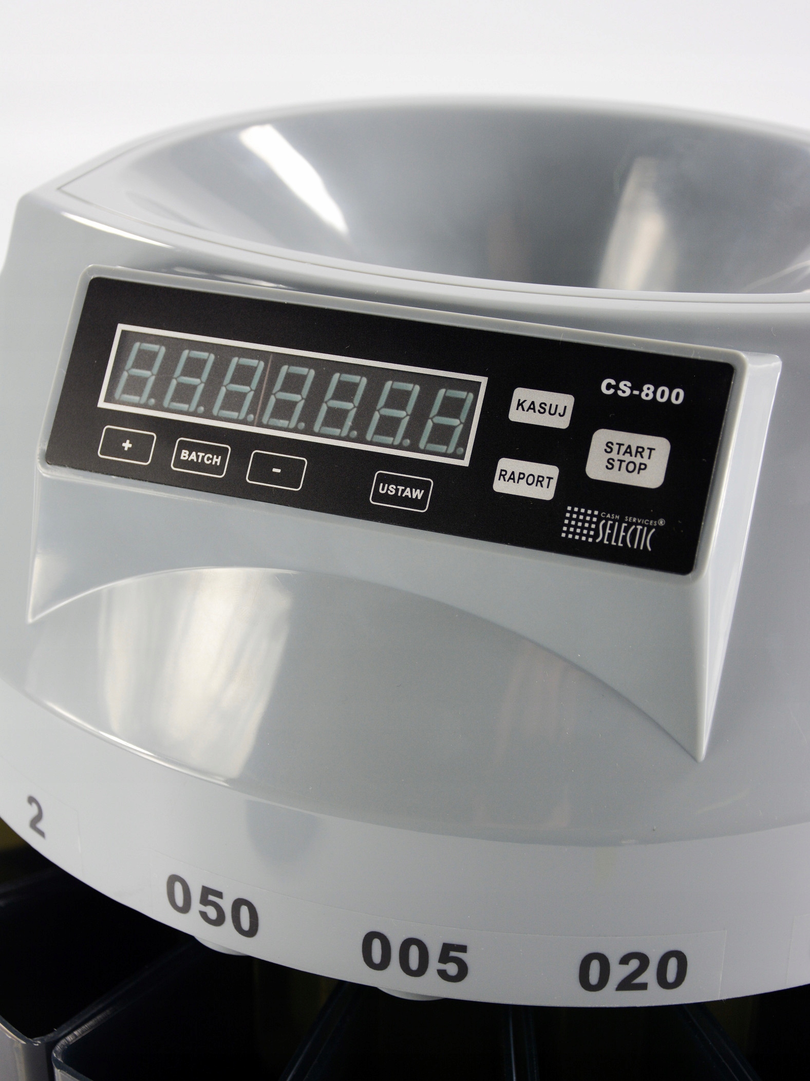 Sorter bilonu monet SELECTIC CS-800 przyciski PL EAN (GTIN) 5906708820764