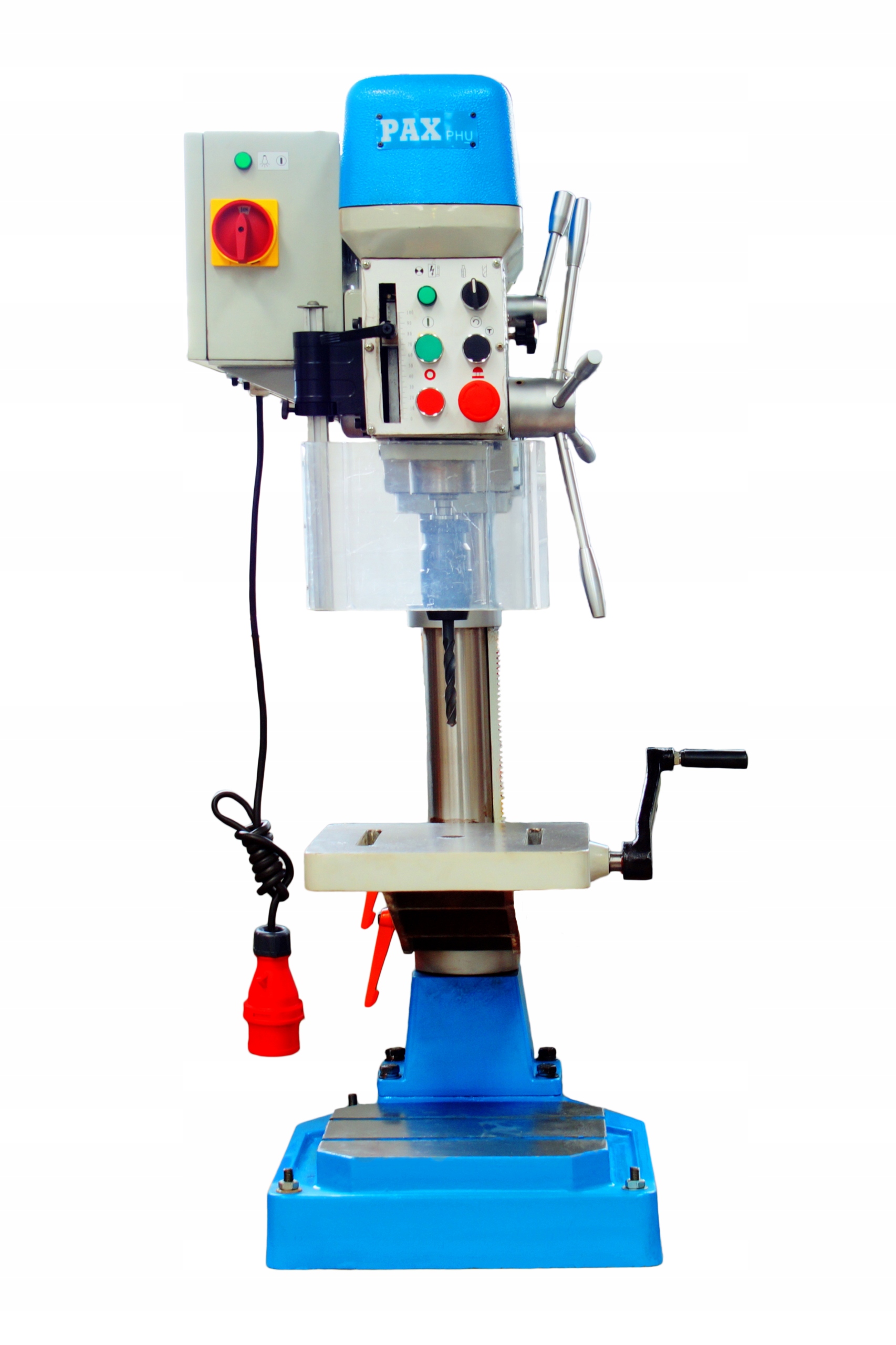 MOCNA WIERTARKA STOŁOWA KOLUMNOWA WS 16 16mm M10 Moc 750 W