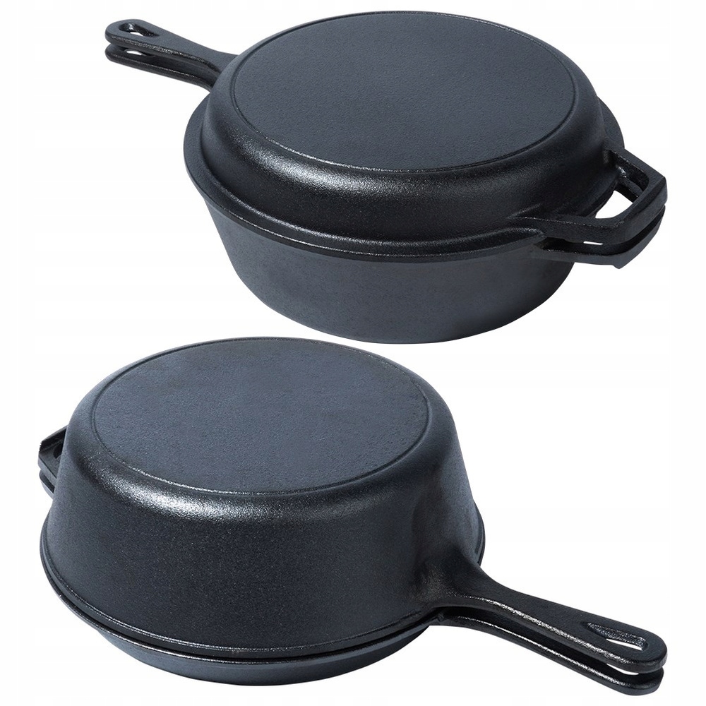 Hrnec hrnec Pekáč na pečení, pánev na smažení, pečení 2 v 1