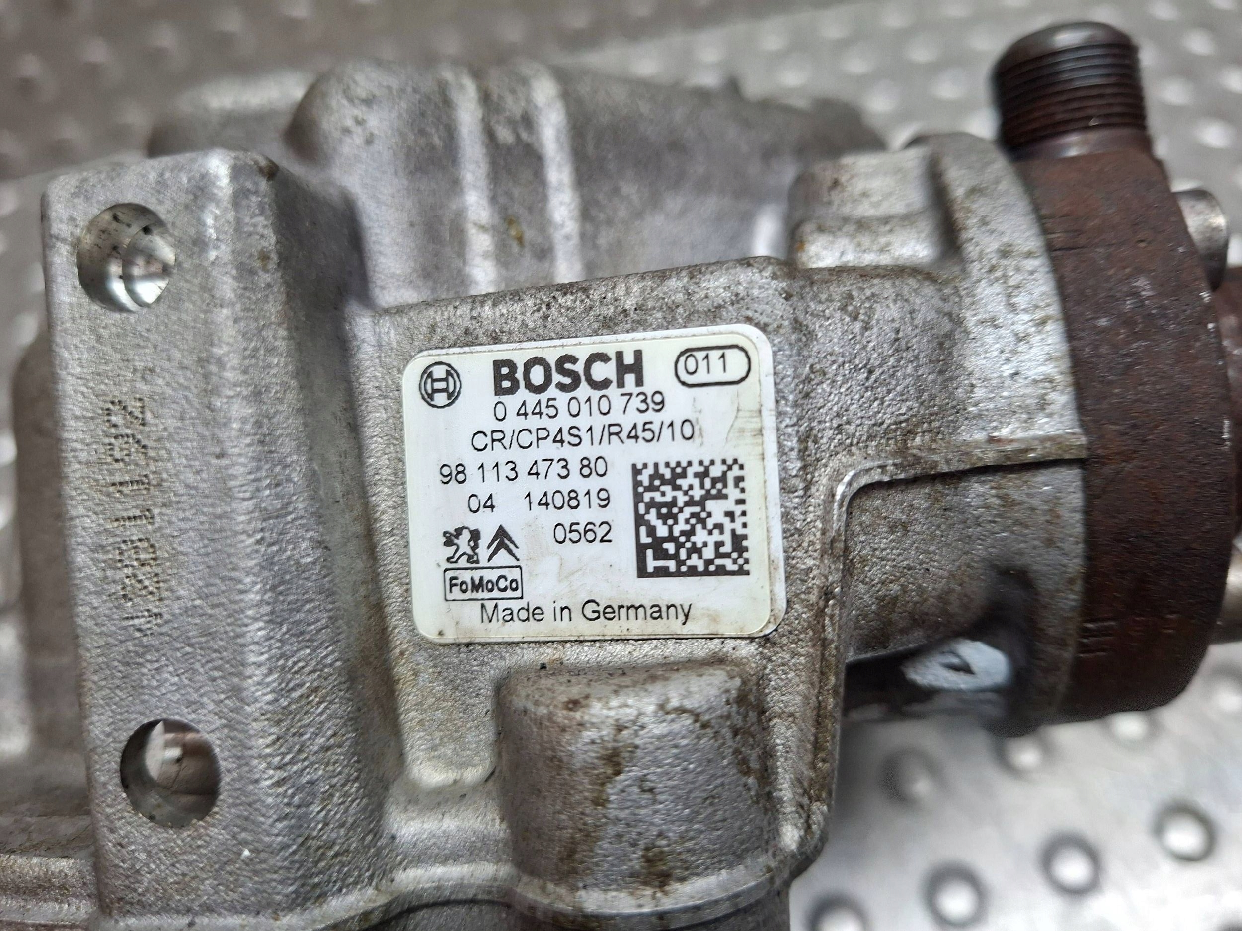 Einspritzpumpe 0445010739 PEUGEOT 2008 1.6 EHDI 2012