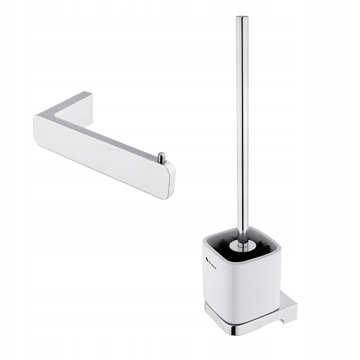 Nimco Maya chróm kúpeľňová sada k Wc, štetka, patent design Ma set-94KN-26_