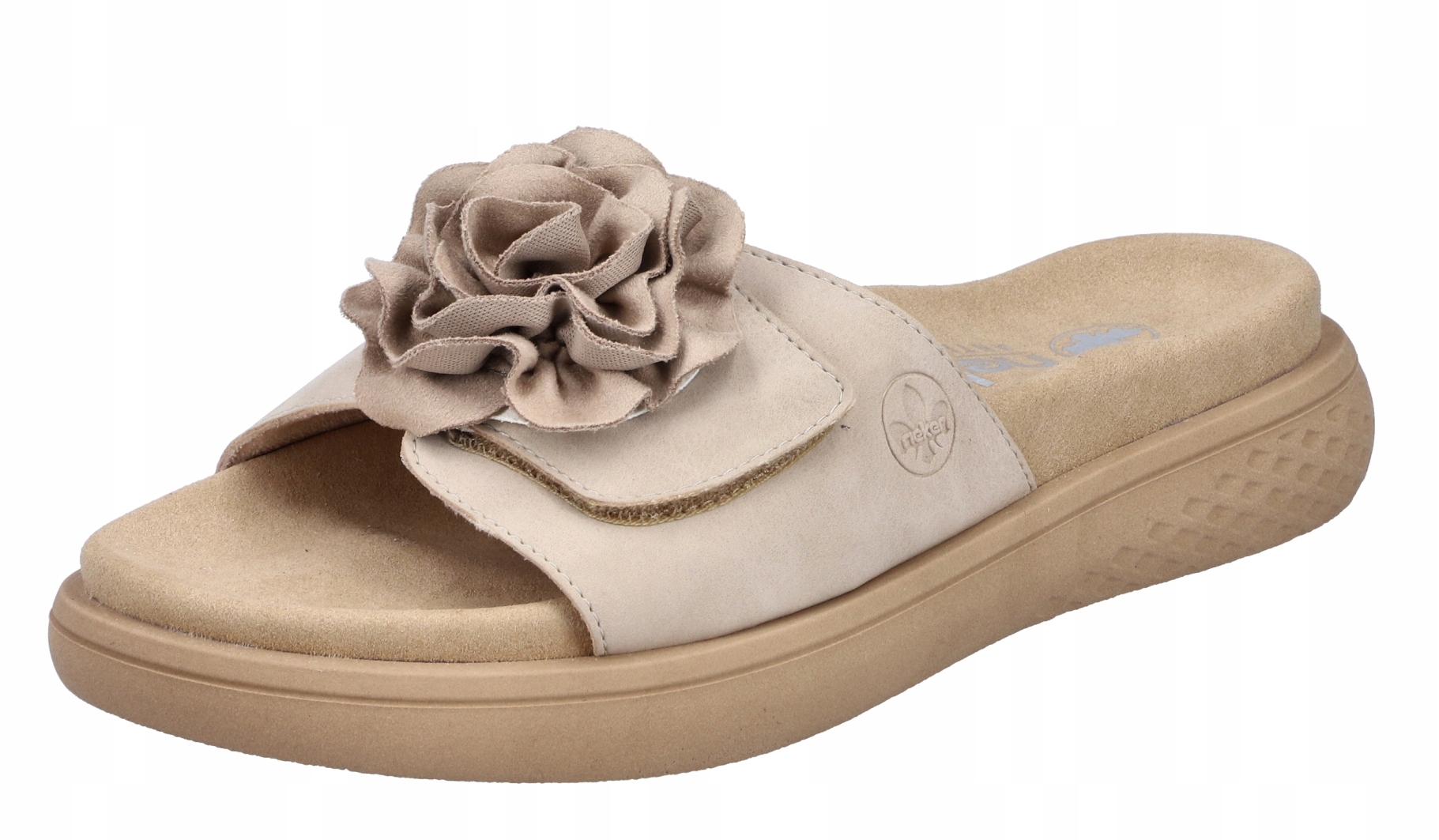 Rieker V1562-62 vel.38 béžové módní nazouváky