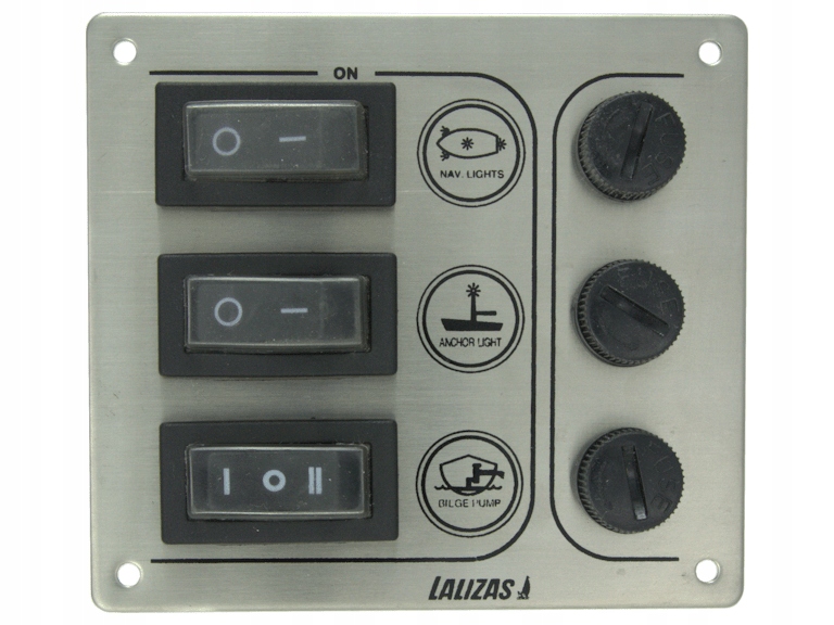 Jachtařský rozvaděč vodotěsný 12V, vnější