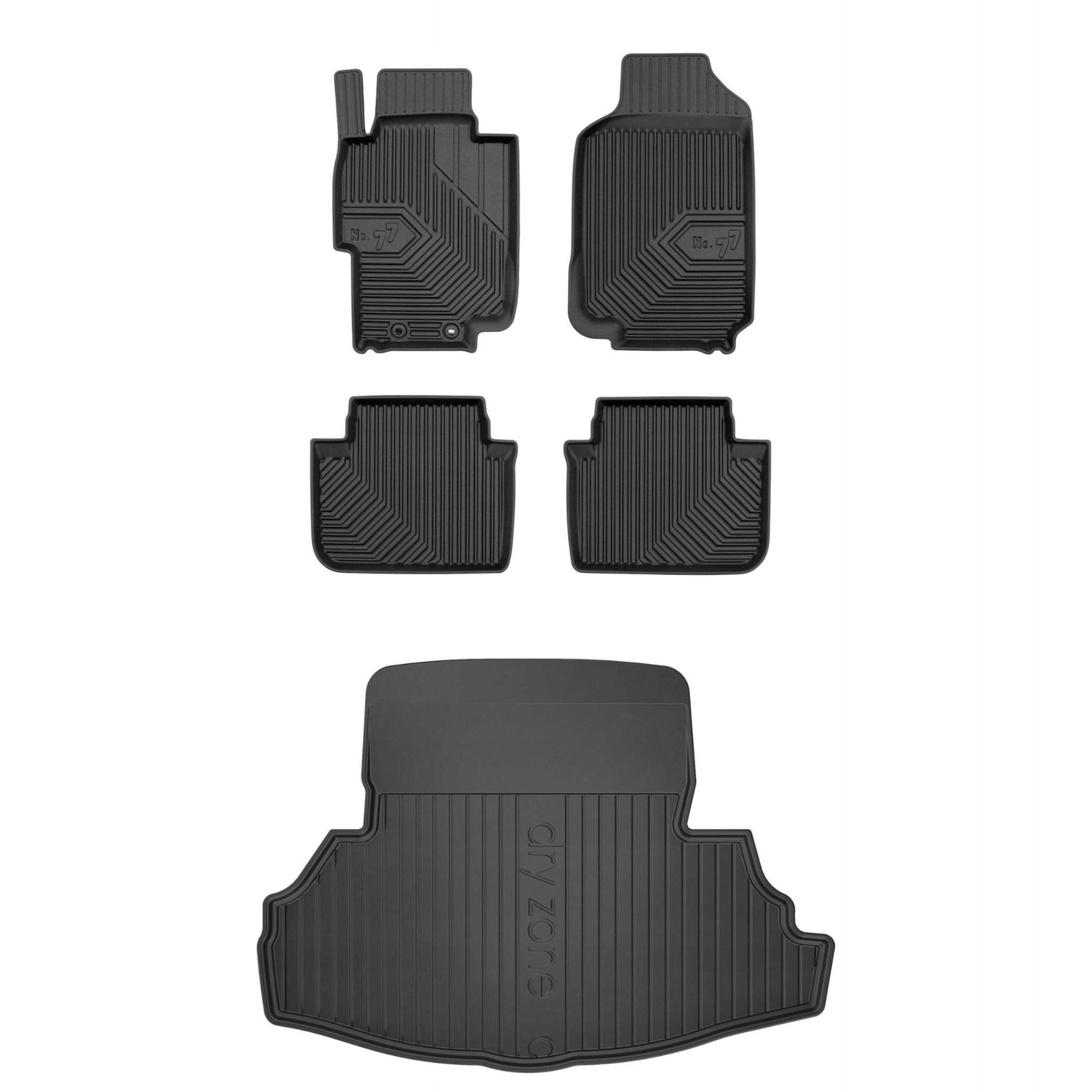 Sada gumových kobercov a rohoží pre Honda Accord VII