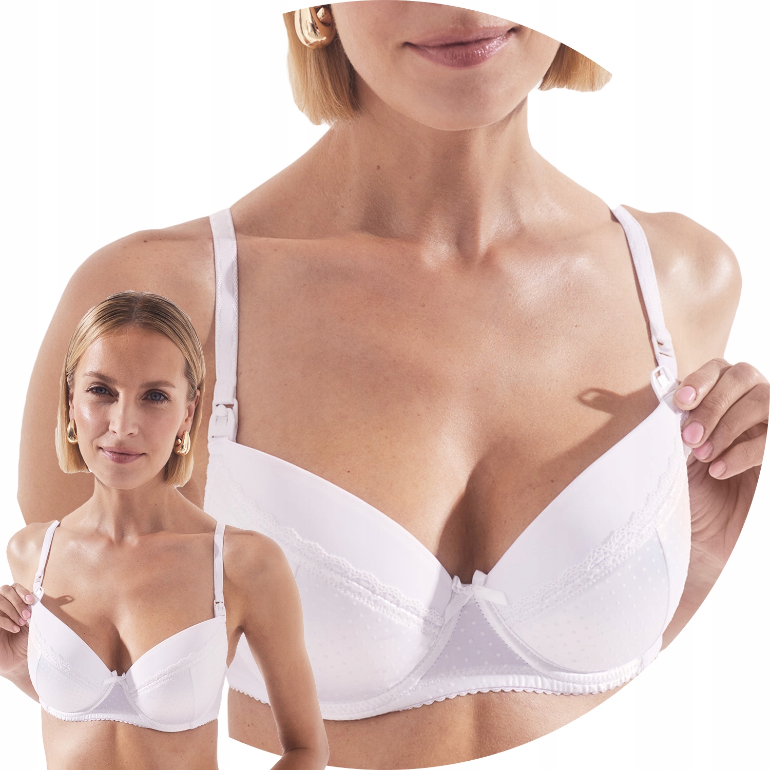 Alles Mama Kelly U Podprsenka na kojení bílá 65I