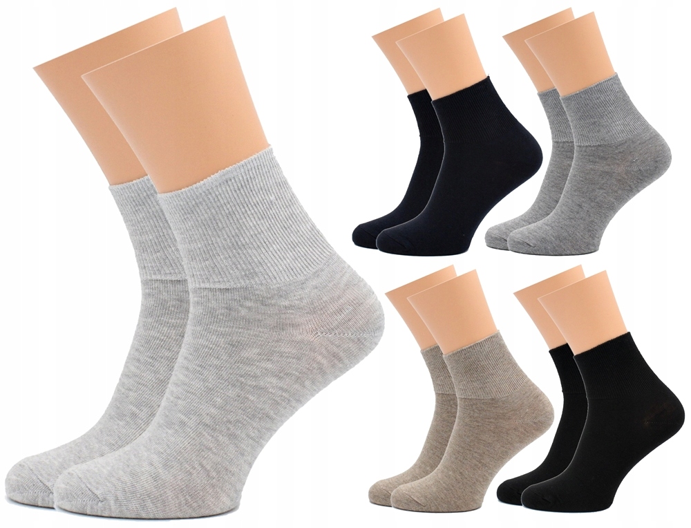 

Bawełniane Bezuciskowe skarpety Premium 44-46