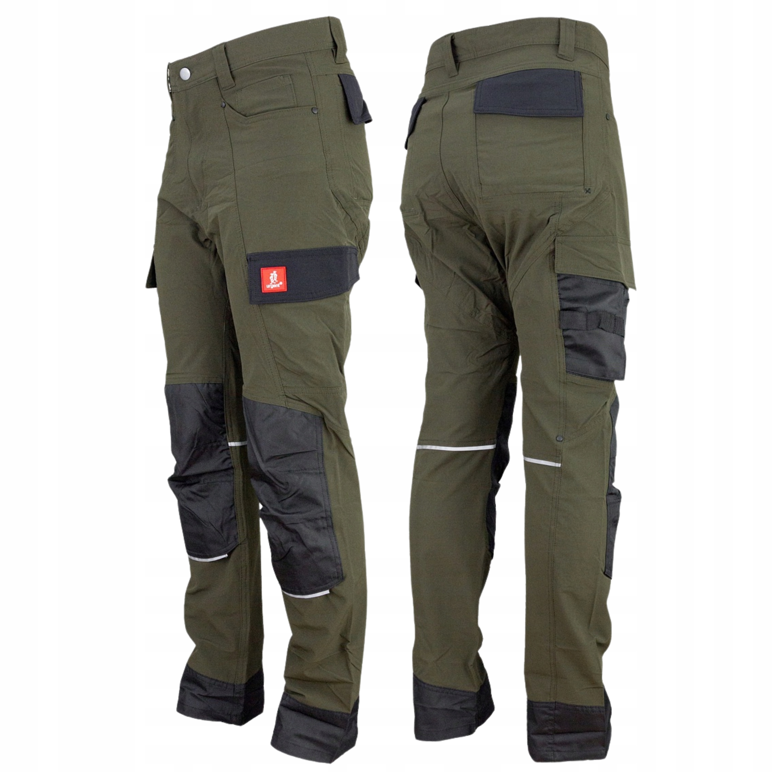 Spodnie męskie Bojówki Wojskowe taktyczne robocze zielone Urgent r. 44