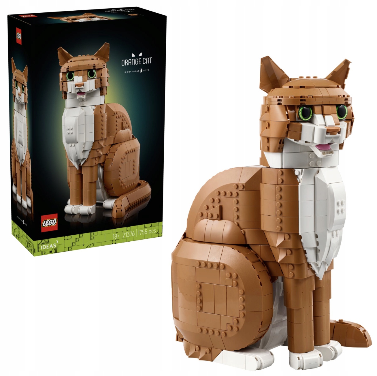LEGO Pomysły 21376 Imbirowy Kot