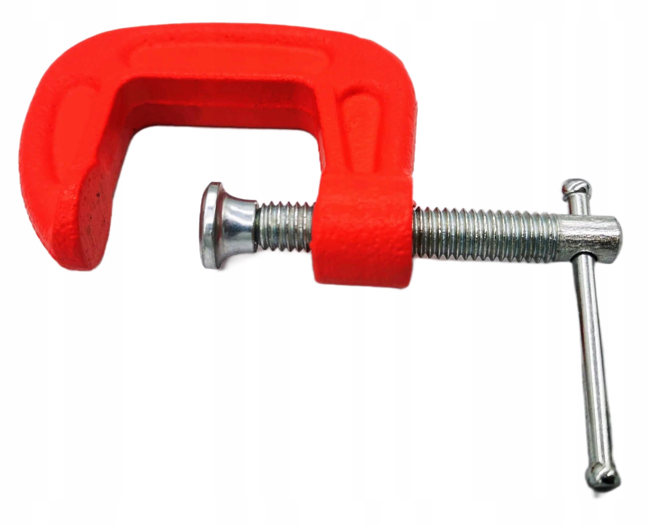 ŚCISK STOLARSKI ZACISK ŚRUBOWY MODELARSKI C 25mm Stalowa śruba Rodzaj stolarski