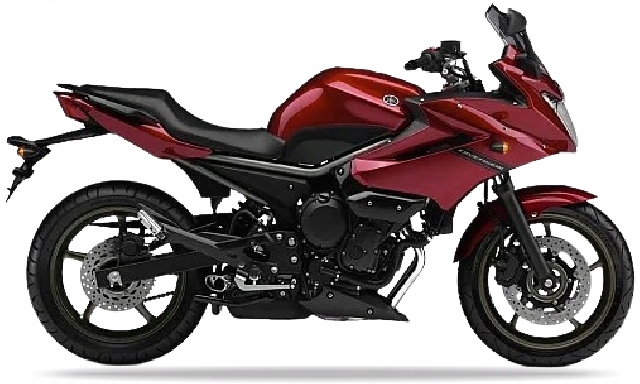 Samolepky Juula Pro Yamaha Xj 6 Diversion S 2009-2010 Červený Drmk