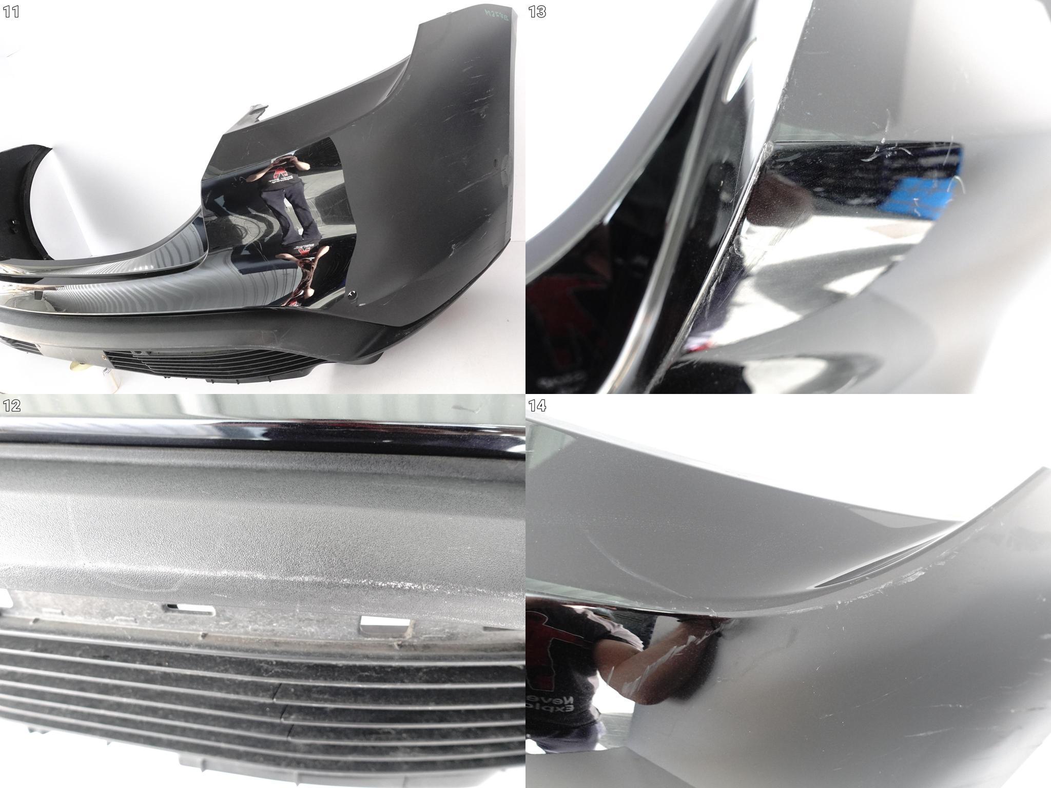PORSCHE TAYCAN 9J1 19-24 bumper SPOILER diffuser rear part *6xPDC*